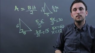 How to Measure the Size of a Triangle : Math & Geometry Tips