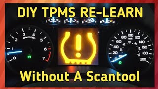 How To Relearn & Reset TPMS (Tire Pressure Monitor Sensor) Light. DIY 2015-2020 Ford F-150