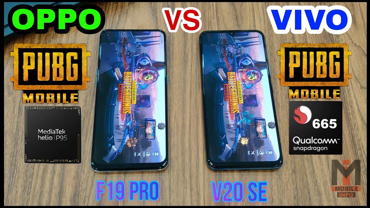 OPPO F19 PRO Vs VIVO V20 SE Speed Test | PUBG Test | FAU-G Test