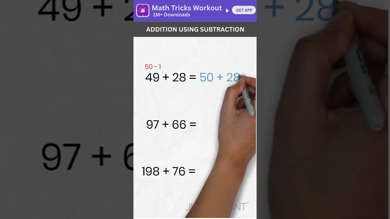 Math Tricks - Addition Tricks - Easy Math Tricks - Mental Math Tricks #mathstricks #mentalmath