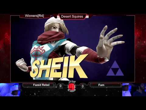 Desert Squires SSB4: FAM (Sheik) vs Fazed Rebel (DK, Cloud) - WR4