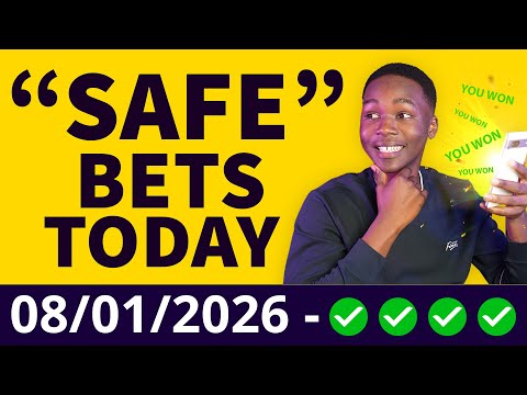 FOOTBALL PREDICTIONS TODAY 08/01/2026 SOCCER Predictions TODAY | BETTING Tips, #footballpredictions