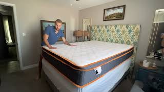 Twin Mattress 10 Inch, Hybrid Mattress Twin Size Bed in Box, Memory Foam & Individual Pocket Springs