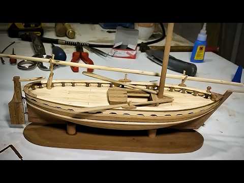 DIY Ship Model Tutorial | Build Your First Wooden Boat (Beginner Woodworking Project)