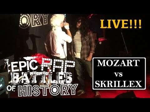 MOZART vs SKRILLEX - Epic Rap Battles of History Live World Tour 2015 @ The Whisky