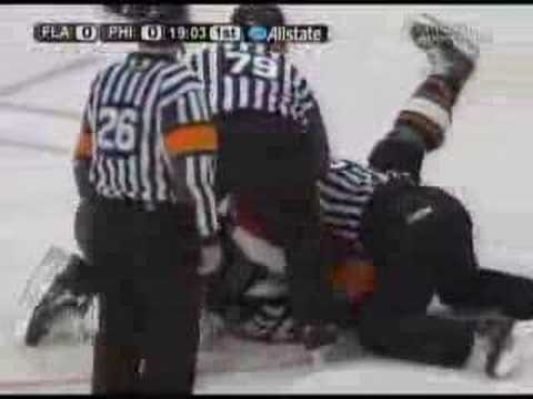 Jokinen vs Hartnell Jan 16, 2008