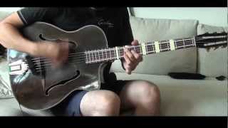 Video thumbnail for Vintage Gypsy Jazz Guitars - Favino,, Busato, Di Mauro, etc... by dmmc1043
