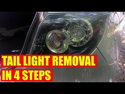 TUTORIAL: How to remove Mazda 3 tail lights in 4 steps