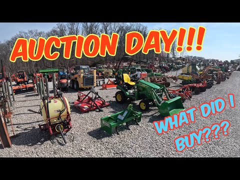 AUCTION DAY!!! What did I buy??? 2026 Bingham Farm Machinery Auction