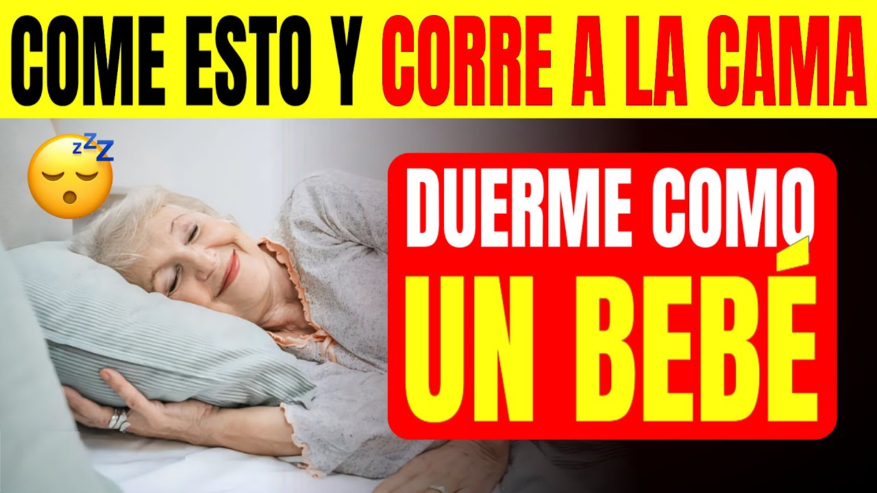 Di Adiós al Insomnio: ¡Come Esto Antes de Dormir para un Sueño Mejor que las Pastillas!