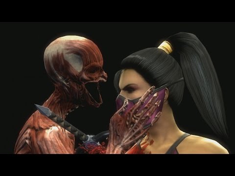 Mortal Kombat 9 Komplete Edition - All Fatalities with Meat *PC MOD* (HD) Video