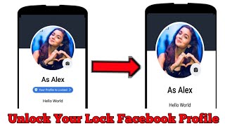 How to Unlock Your Lock Facebook Profile 2019 || UNLOCK FACEBOOK PROFILE ||