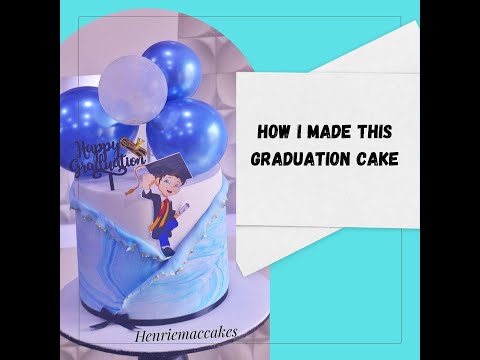 Easy Graduation Cake
