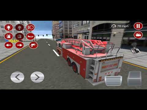 Real fire truck driving simulator | Fire fighting | Android games gameplay #4