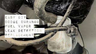How to replace evap valve. Dodge Durango DIY EASY!  FREE reading on check engine light. Code p0440