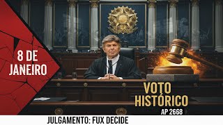 VOTO HISTÓRICO: Ministro Luiz Fux JULGA CRIMES DO 8 DE JANEIRO na Primeira Turma do STF | AP 2668