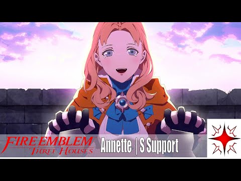 Byleth (M) & Annette Marriage & Romance | S Support | Fire Emblem: Three Houses