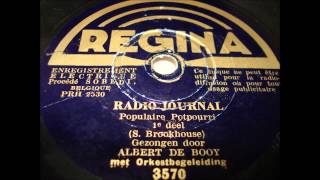 Albert de Booy Radio Journal (Regina)