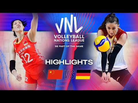 🇨🇳 CHN vs. 🇩🇪 GER - Highlights | Week 3 | Women's VNL 2024