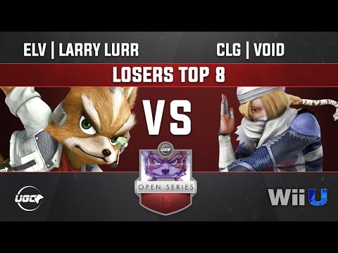 UGC Smash 4 LOSERS TOP 8  - eLv | Larry Lurr (Fox) vs CLG | VoiD (Sheik)