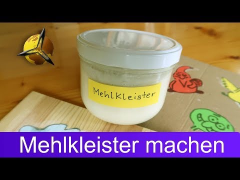 Flour paste: Make your own paste from flour