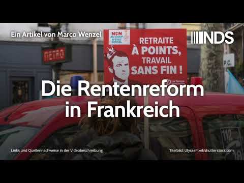 Die Rentenreform in Frankreich | Marco Wenzel | NachDenkSeiten-Podcast | 07.01.2020