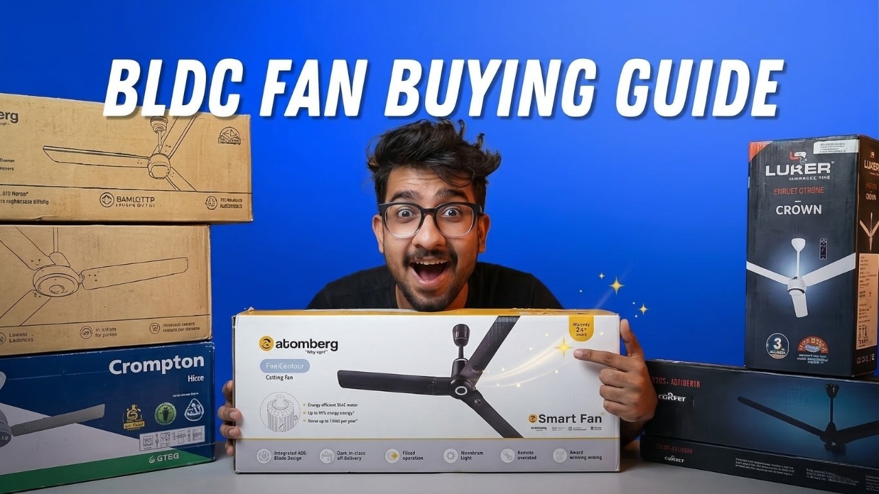 ₹3500 BLDC Fan Comparison l Atomberg vs Crompton vs Luker | Malayalam Review