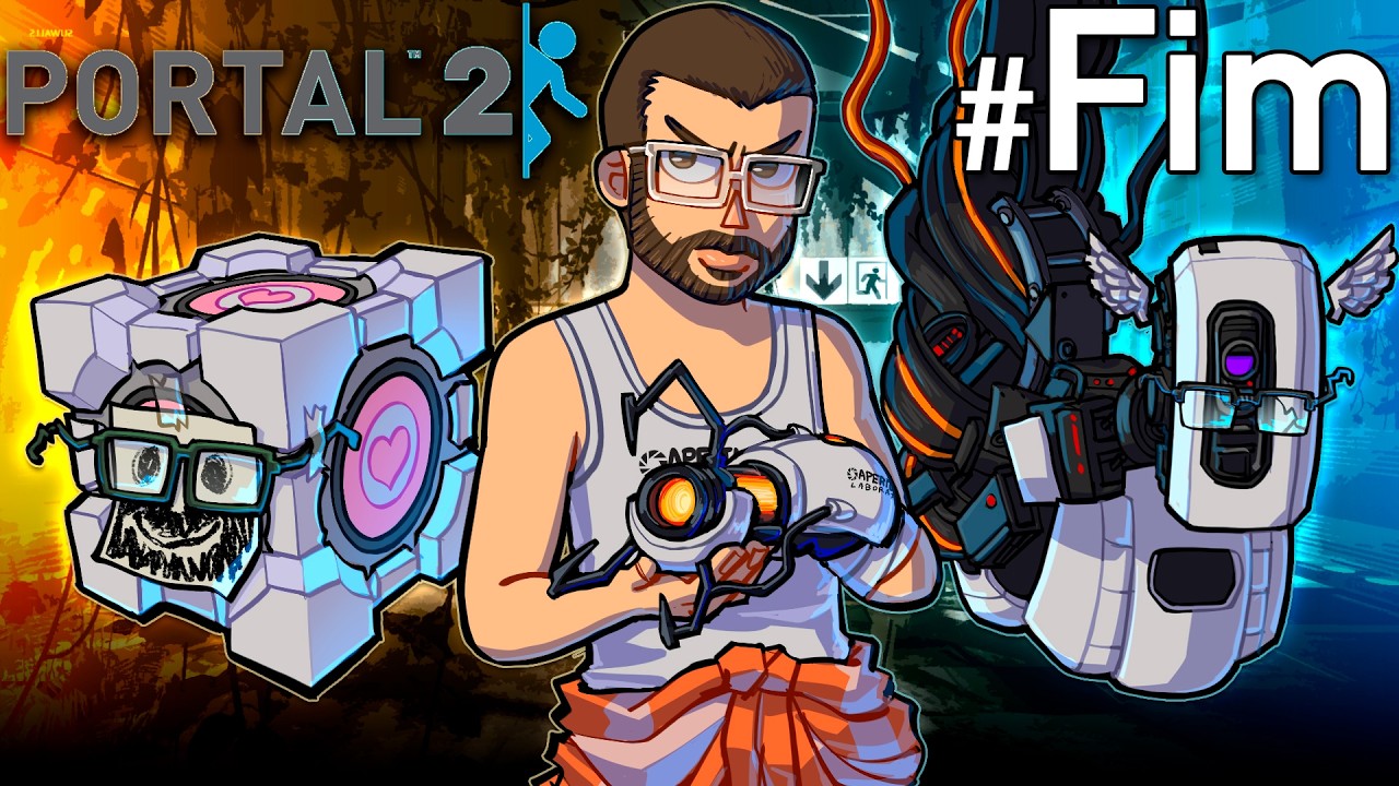 o final mais icônico dos games 🌕 - Portal 2 #19 (Final)
