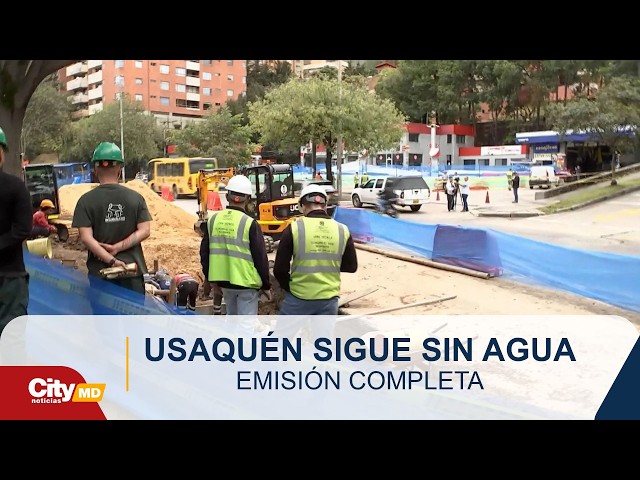 Crisis en Usaquén: aunque arreglaron el tubo, los habitantes siguen sin agua
