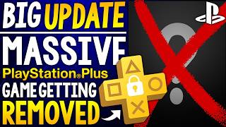 NEW PS Plus UPDATE - HUGE Gaming Getting REMOVED + More PlayStation News