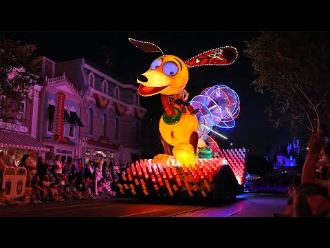 Paint the Night Parade - August 2025 - Nighttime Parade at Disneyland California [4K POV]