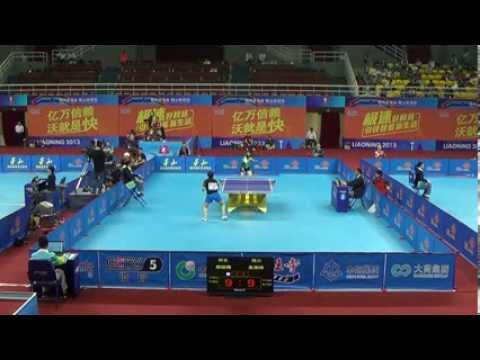 Chinese National Games 2013   Zhu Yuling vs Hu Limei