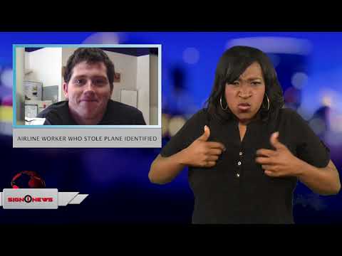 Airline worker who stole plane identified (ASL - 8.12.18)