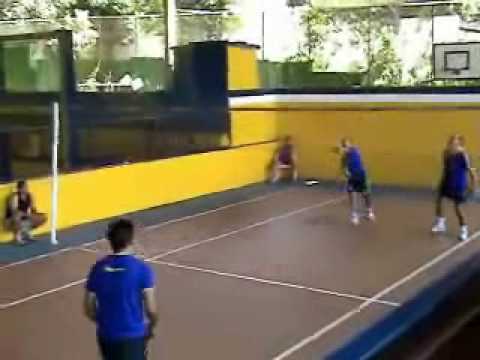 Torneio Peteca  DEz/2009   torneio de peteca catg a  melhores momentos 1 set.wmv