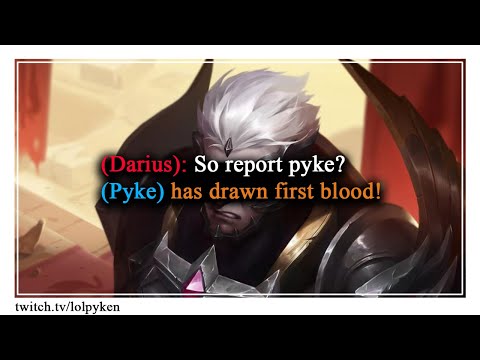 This is why you don't all chat - Pyke Top vs Darius (Full Gameplay)
