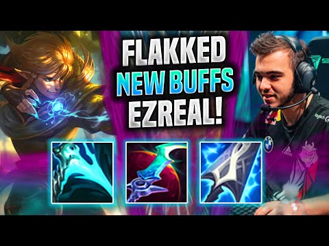 FLAKKED IS A BEAST WITH EZREAL NEW BUFFS! - G2 Flakked Plays Ezreal ADC vs Caitlyn! | Season 2022