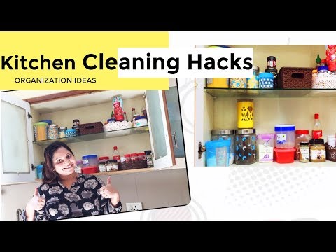 Indian Kitchen Deep Clean with Me | My Indian Kitchen Organization | Kitchen Cleaning Routine Hack💯 Video