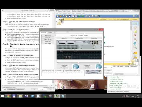 CCNA 2 Packet Tracer Activity 9.5.2.6 solution