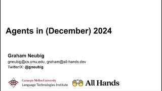 Best of 2024 in Agents (from #1 on SWE-Bench Full, Prof. Graham Neubig of OpenHands/AllHands)