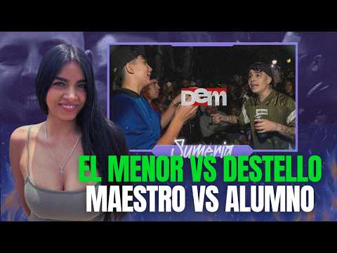 ALUMNO VS MAESTRO 🔥 - EL MENOR VS DESTELLO EN DEM 🔥