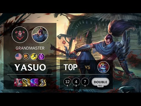 Yasuo Top vs Heimerdinger - NA Grandmaster Patch 11.9