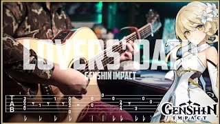 Download lagu You can play this in few minutes LOVERS' OATH - GENSHIN IMPACT THEME | Fingerstyle Guitar [TAB] mp3