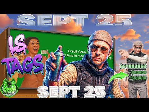 GTA Online LS Tags Location Today September 25 | I Found ALL 5 LS Tags in GTA Online Today!