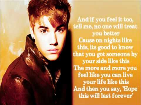 Justin Bieber - Forever (New Song) - Lyrics