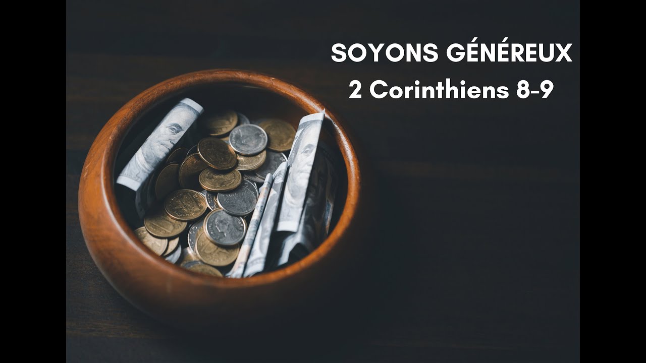 C'est une grâce de donner, parce que Dieu a déjà tout pourvu pour nous ! (2 Corinthiens 9.6-15) [Audio]