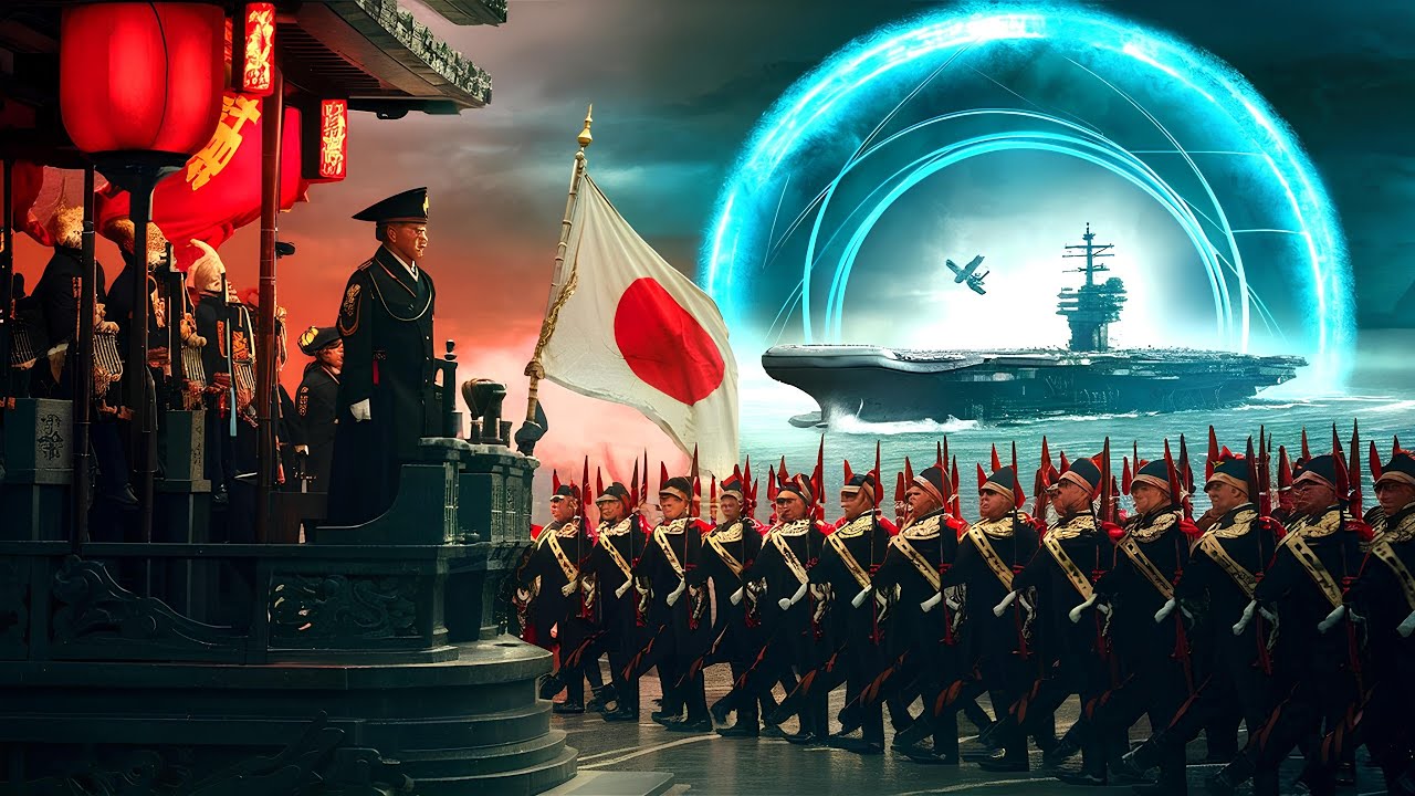 A Modern Aircraft Carrier with Nuclear Weapons Travels Back in Time to 1941, During World War II