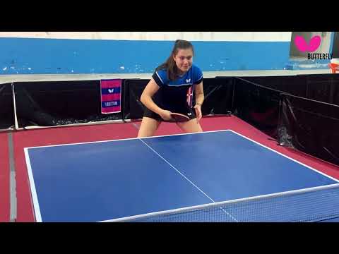 Butterfly Training Tips with Arantxa Cossio Aceves  - Two Backhand and Two Forehand Loops