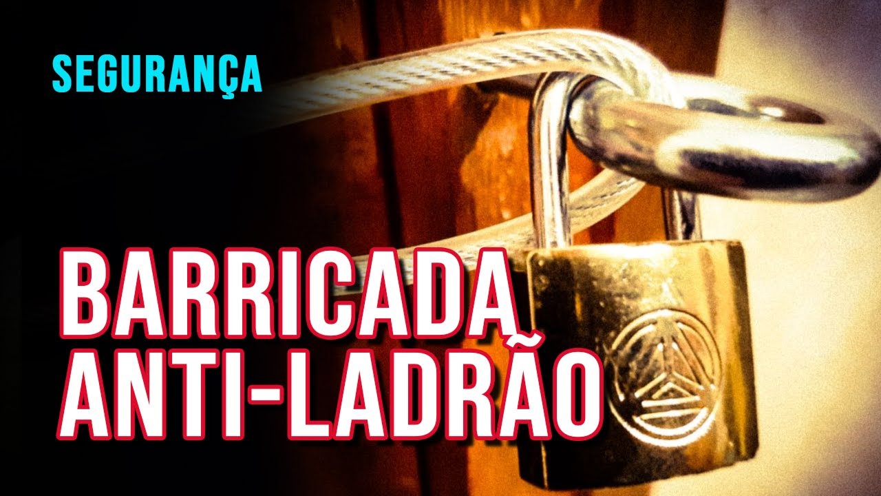 Anti-thief barricade: simple and cheap to make