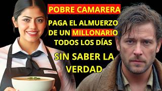 MILLONARIO HACE QUE UNA POBRE CAMARERA PAGUE SU ALMUERZO TODOS LOS DÍAS PERO LO QUE SUCEDE DESPUÉS L