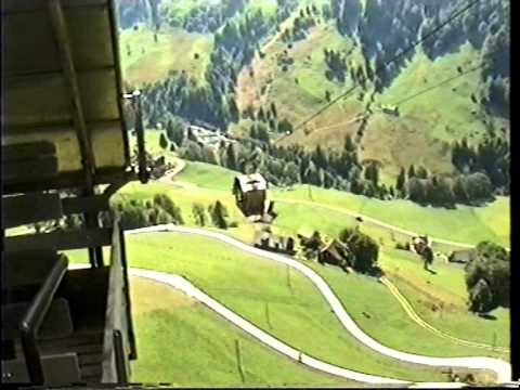 frühere offene Luftseilbahn Oberrickenbach zum Haldiwald